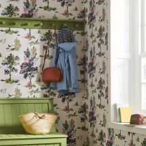 Joules - Papier peint intissé Woodland Scene Dawn 1005 x 52cm Multicolore