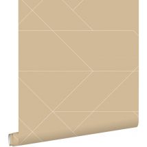 Estahome - papier peint lignes graphiques cervine