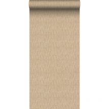 Sanders&sanders - papier peint lin sable beige