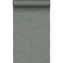 Origin - papier peint motif de carrellages avec imitation peau de serpent bleu gris Wallcoverings