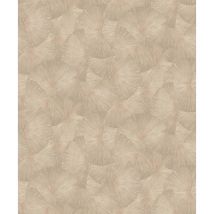 Papier peint motif original beige doré Tapisserie motif tendance chambre adulte Papier peint intissé moderne vinyle pour salon