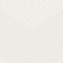 Profhome - Papier peint à motifs graphiques 375222 papier peint intissé légèrement texturé design mat blanc argent 5,33 m2