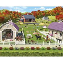 Walltastic - Papier peint mural chevaux et poney 305X244 cm