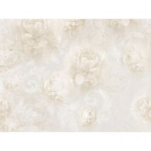 Sanders&sanders - papier peint panoramique fleurs beige clair