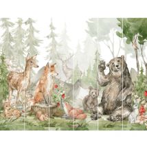 Walltastic - Papier peint Les Animaux de la foret Forest friends - 305x244cm