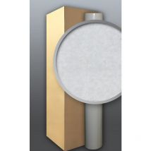 Edem - Papier peint non-tissé blanc à relief à peindre 1 carton à 4 rouleaux 106 m2 80300BR60