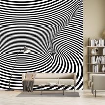 Papier peint optique 3d
