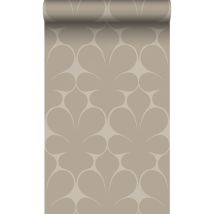 Papier peint à motif – Beige – 50 x 900 cm – Intissé écologique – Décoration chambre, salon, bureau – Origin Wallcoverings