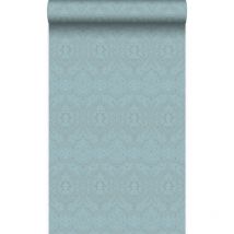 Origin - papier peint ornement bleu glace Wallcoverings