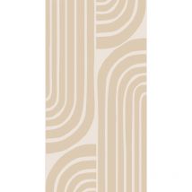 Estahome - papier peint panoramique art déco beige