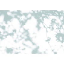 Papier peint panoramique blanc & bleu ombre de fleur Tapisserie panoramique cuisine & salon Papier peint panoramique moderne chambre