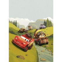 Komar - papier peint panoramique Cars vert - Disney