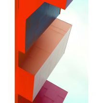 Papier peint panoramique design motif géométrique Tapisserie panoramique originale effet 3D Papier peint panoramique idéal pour chambre