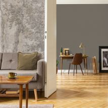 Looks By Wolfgang Joop - Papier peint panoramique looks Birch Trees 270 x 200 cm Rose grisé, marron