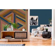 Looks By Wolfgang Joop - Papier peint panoramique looks Triangles 270 x 300 cm Multicolore