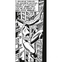 Komar - papier peint panoramique Spider-Man noir et blanc