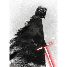 Komar - papier peint panoramique Star Wars Kylo gris - Disney