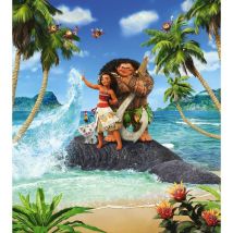 Komar - papier peint panoramique Vaiana multicolore - Disney