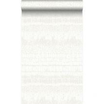 papier peint peau d'animal blanc - Origin Wallcoverings