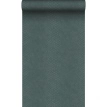 Origin - papier peint peau de serpent bleu canard Wallcoverings