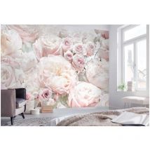 Komar - Papier Peint Photo Murale Roses de Printemps 368x254 cm