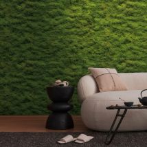 Profhome - Papier peint photo 398391 papier peint intissé gaufré à chaud lisse 3D mat vert vert-mousse vert jaune 1,59 m x 2,8 m