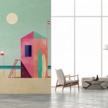 Papier peint poste 9