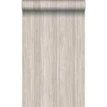 Origin - papier peint rayé marron clair brillant Wallcoverings