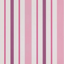 Papier peint rose et violet pour chambre d'enfant & bébé | Papier peint à rayures rose et violet | Papier peint à rayures pour salon et chambre fille