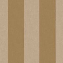 Papier peint tendance à rayures | Papier peint moderne imitation textile intissé | Tapisserie marron et beige pour escaliers - 10,05 x 0,52 m