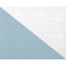 Edem - Papier peint texturé 83101BR70 papier peint intissé texturé à l'aspect de pierre mat blanc 26,50 m