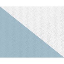 Edem - Papier peint texturé 83103BR70 papier peint intissé texturé à l'aspect de pierre mat blanc 26,50 m