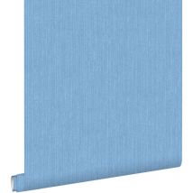 Estahome - papier peint denim bleu