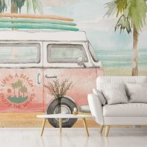 Hxadeco - Papier peint vive le surf