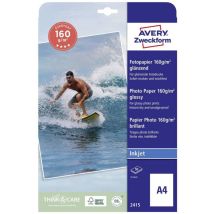 Avery-Zweckform Photo Paper glossy 2415 Papier photo DIN A4 160 g/m² 40 feuille(s) brillant