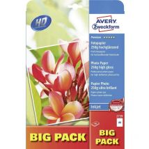 Avery-Zweckform Premium Photo Paper Inkjet 2739 Papier photo DIN A4 250 g/m² 40 feuille(s) ultra-brillant