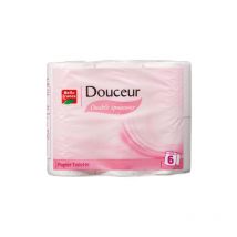 Elegance - 7 Papier wc 6 rouleaux 2plis ouate Belle France - belle france