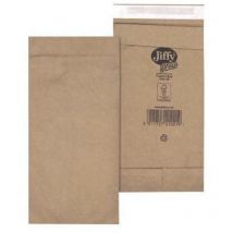 Papierpolstertasche Nr. 00 mit Haftklebung Kraftpapier braun