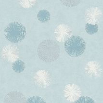 Papiers peints turquoises pour chambre d'enfant | Papier peint tendance à motif pour chambre bébé | Tapisserie bleue, grise et blanche - 10,05 x 0,53