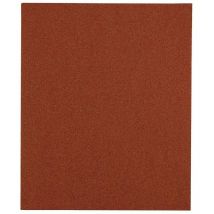 800418 lot de 5 feuilles de papier abrasif pour bois, couleur et spatule 230 x 280 mm soudées korn K-180 - KWB