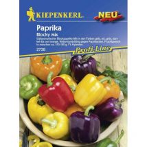 Blockpaprika Blocky Mix Capsicum annuum, Inhalt ca. 6 Pflanzen Gemüsesamen - Kiepenkerl