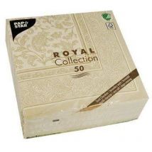 Papstar 11681 50, Tovaglioli di Carta Royal Collection Piega a 1/4 40 x 40 cm
