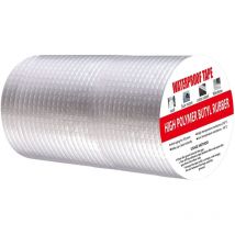 Lifcausal - Paquet de 1 pièce, ruban d'étanchéité en aluminium butyle, ruban adhésif, ruban adhésif haute température, réparation de fuite de toit,