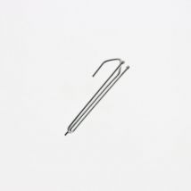 Paquet de 10 Agrafes avec 2 Broches et Tête Ordinaire H:75mm en Acier Zingué - Boulet