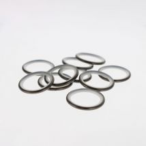 Paquet de 10 Anneaux avec Insert 35x42mm - Carbone Boulet