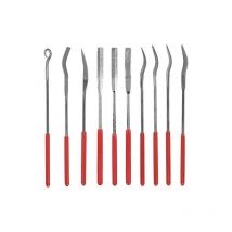 Paquet de 10 Mini Limes Diamantées Assorties - Idéales pour Bijoutiers, Sculpture sur Bois, Artisanat