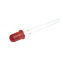 Diode rouge 5mm 12vdc 1000mcd 12.675/5/12/r/al