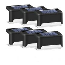 Paquet de 16 Lampes de Terrasse Solaires Lampes de Pont à led Étanches Lampes D'extérieur à Énergie Solaire pour Terrasse Escaliers Voie de Jardin