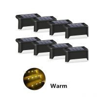 Paquet de 16 Lampes de Terrasse Solaires Lampes de Pont à led Étanches Lampes D'extérieur à Énergie Solaire pour Terrasse Escaliers Voie de Jardin