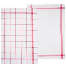 Torchons Tradi Rouge 45x70 X2